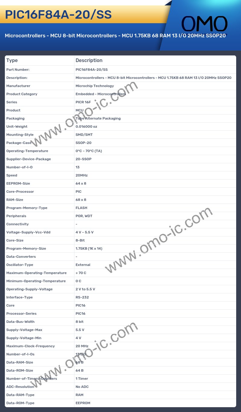 PIC16F84A-20/SS