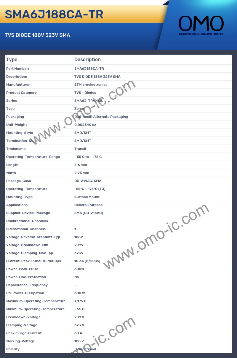 SMA6J188CA-TR