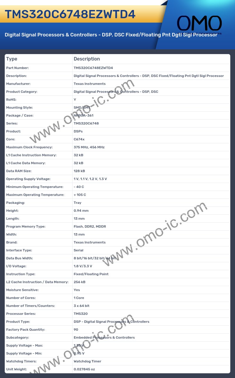 TMS320C6748EZWTD4