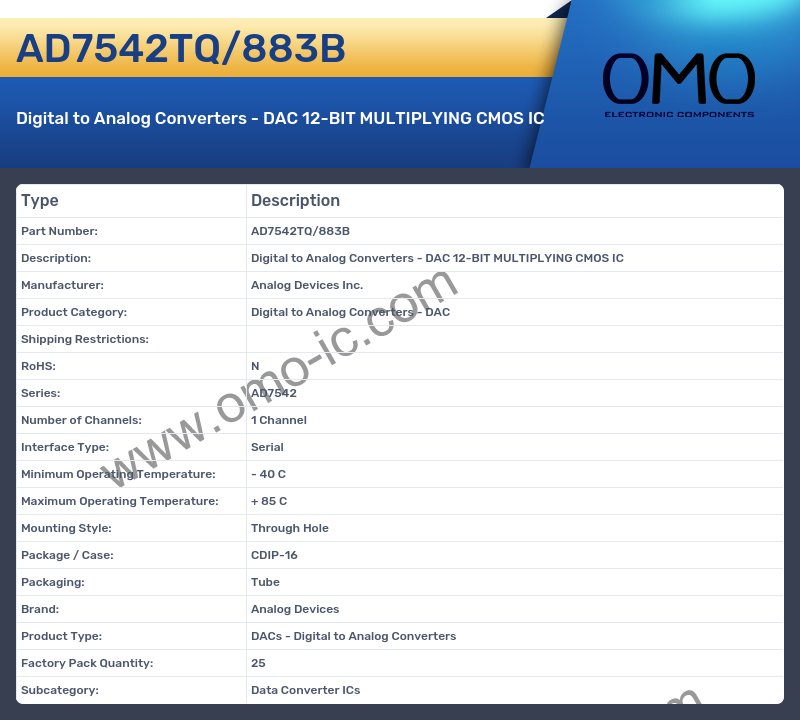 AD7542TQ/883B