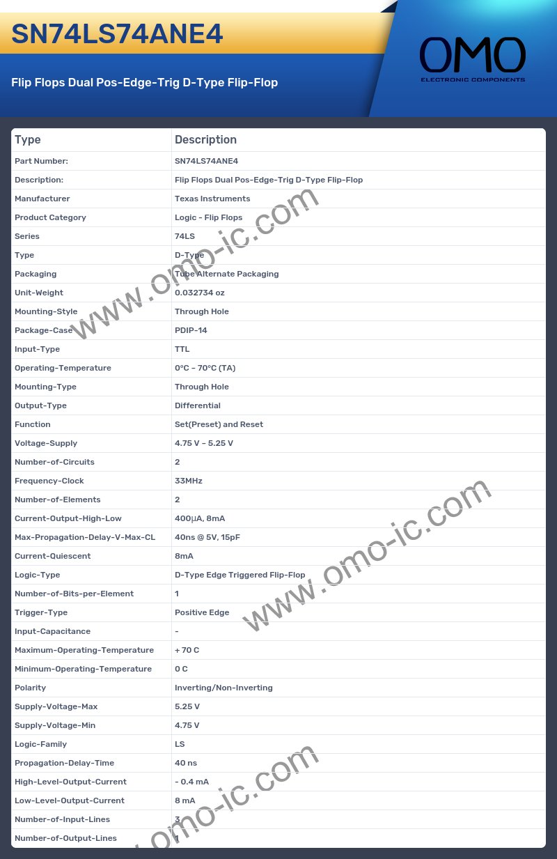SN74LS74ANE4