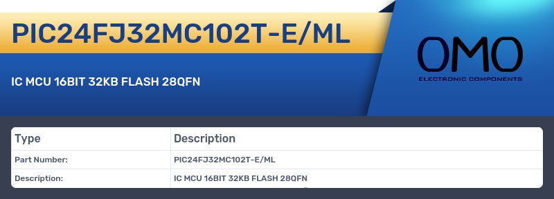 PIC24FJ32MC102T-E/ML