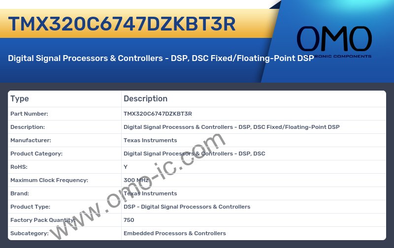 TMX320C6747DZKBT3R