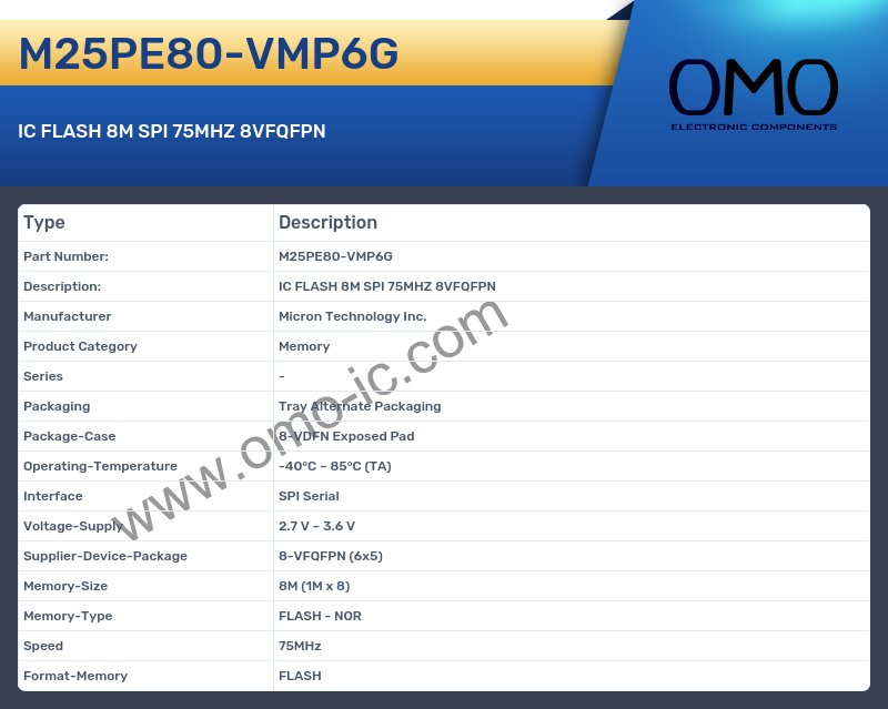M25PE80-VMP6G