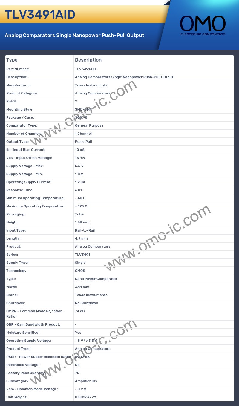 TLV3491AID