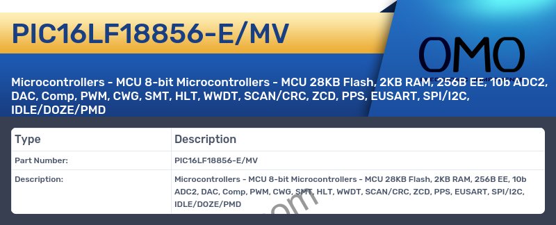 PIC16LF18856-E/MV