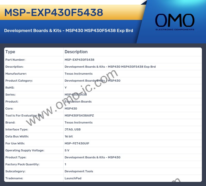MSP-EXP430F5438