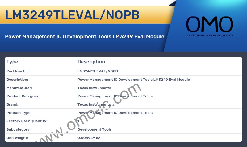 LM3249TLEVAL/NOPB