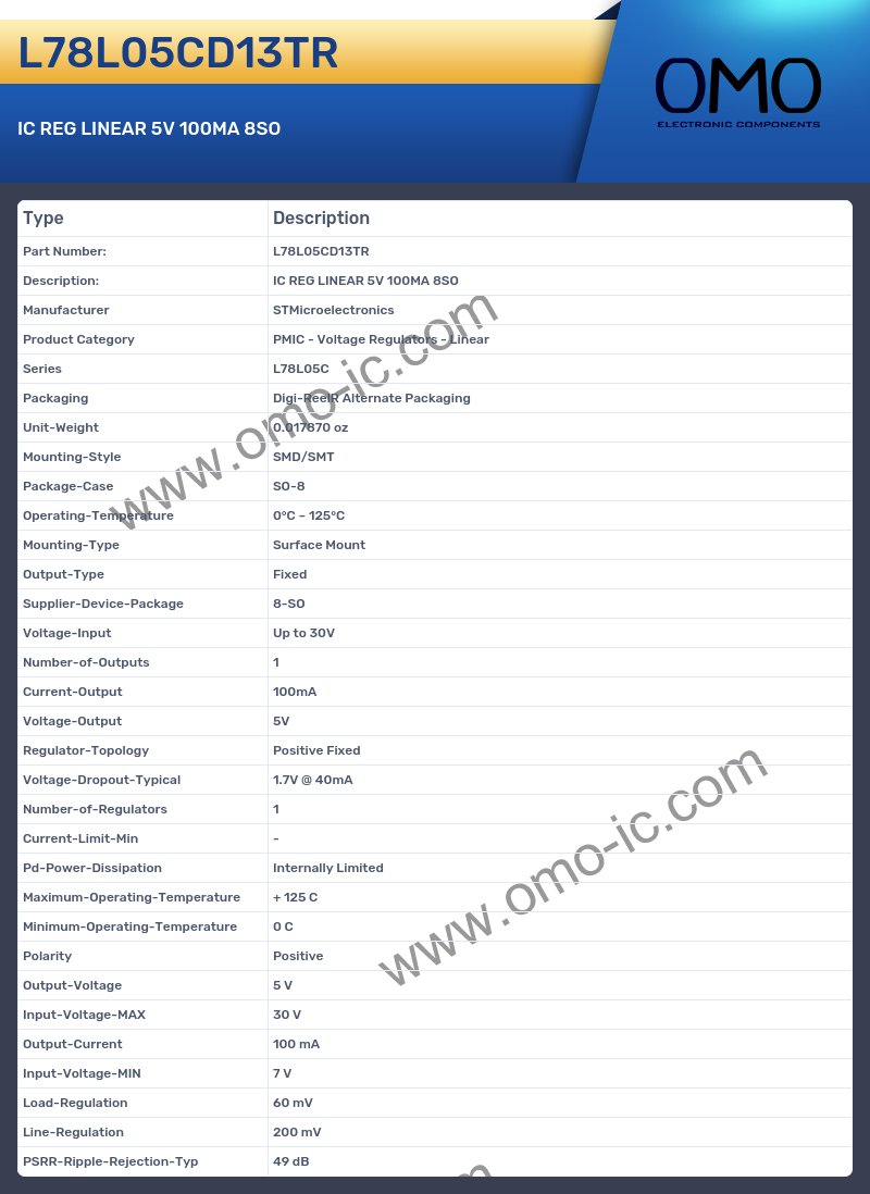 L78L05CD13TR