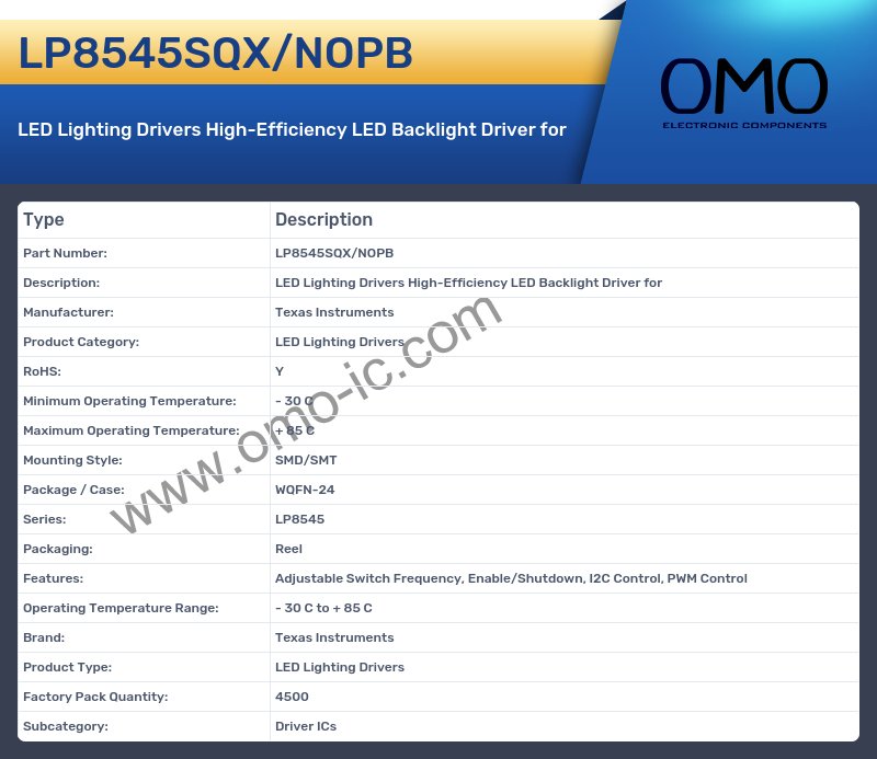 LP8545SQX/NOPB