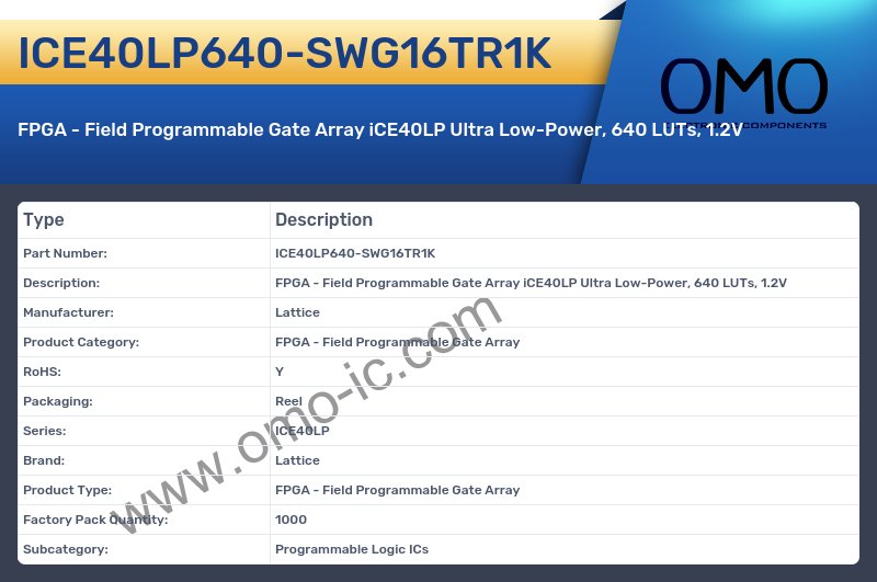 ICE40LP640-SWG16TR1K