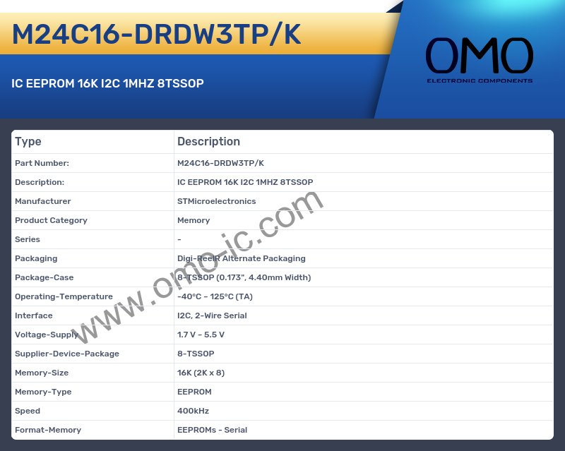 M24C16-DRDW3TP/K