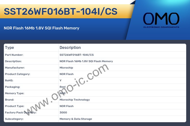 SST26WF016BT-104I/CS