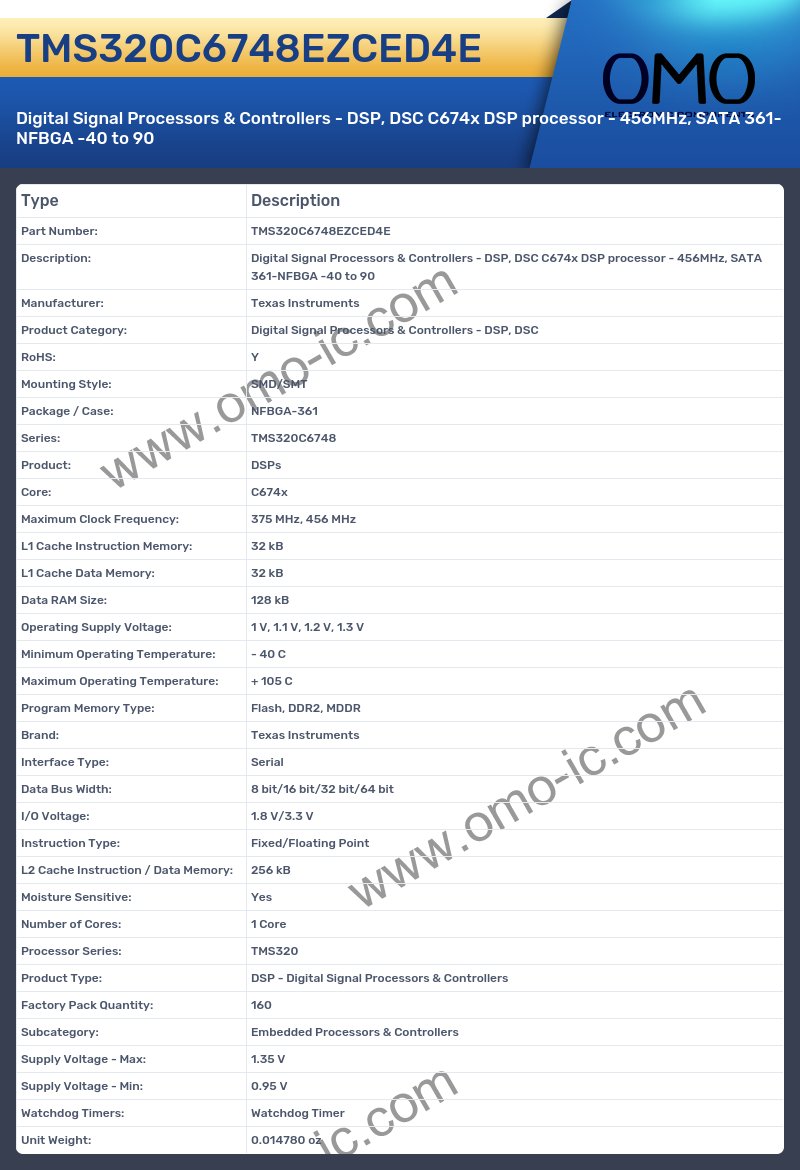 TMS320C6748EZCED4E