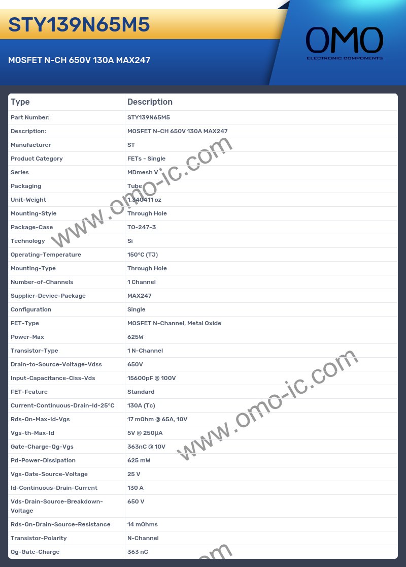 STY139N65M5