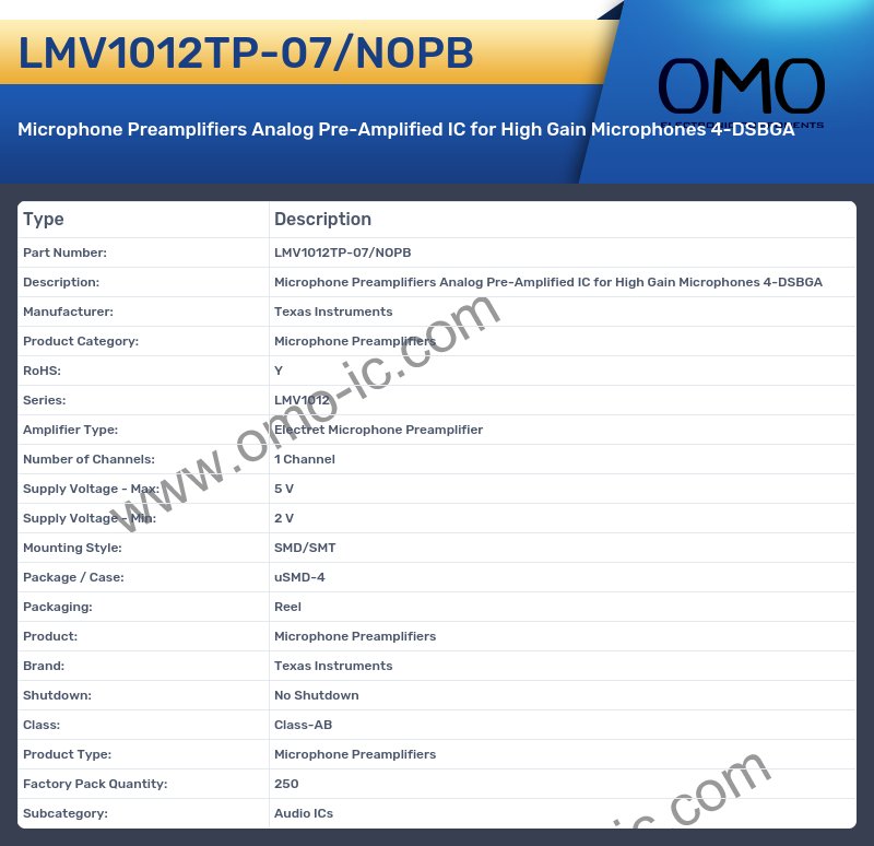 LMV1012TP-07/NOPB