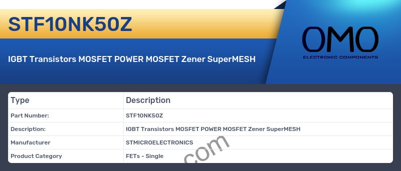 STF10NK50Z