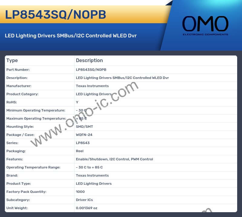LP8543SQ/NOPB