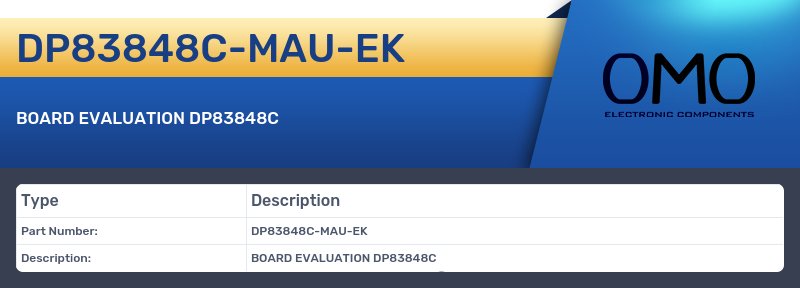 DP83848C-MAU-EK