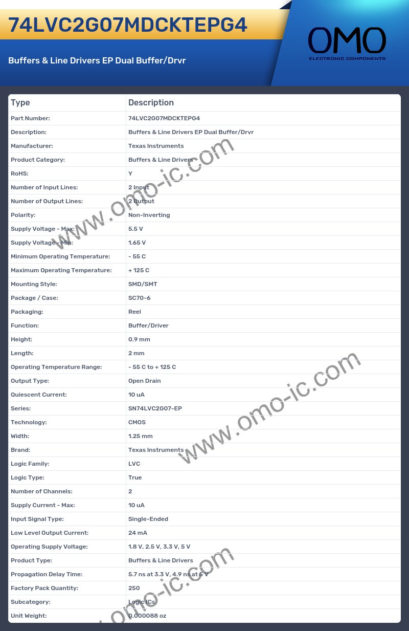 74LVC2G07MDCKTEPG4
