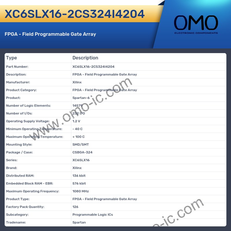 XC6SLX16-2CS324I4204