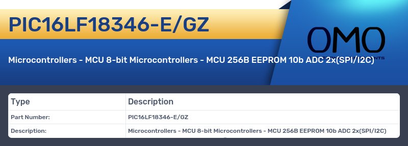 PIC16LF18346-E/GZ