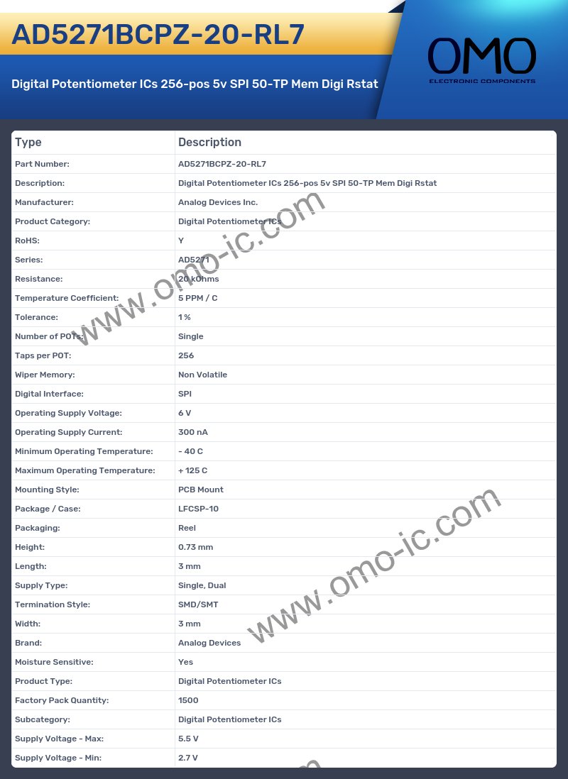 AD5271BCPZ-20-RL7