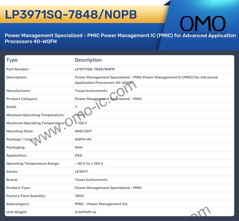 LP3971SQ-7848/NOPB
