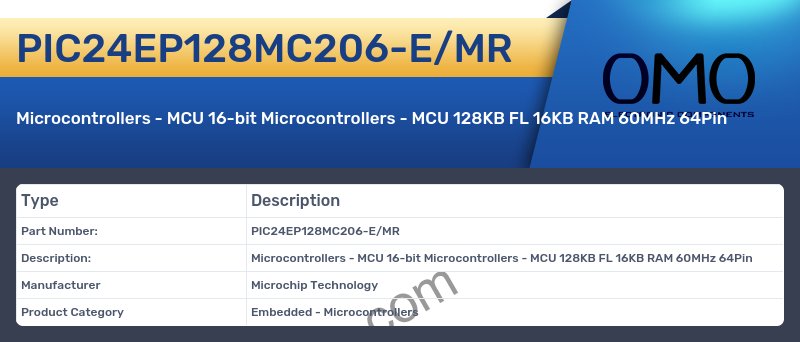 PIC24EP128MC206-E/MR