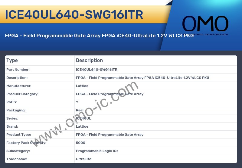 ICE40UL640-SWG16ITR