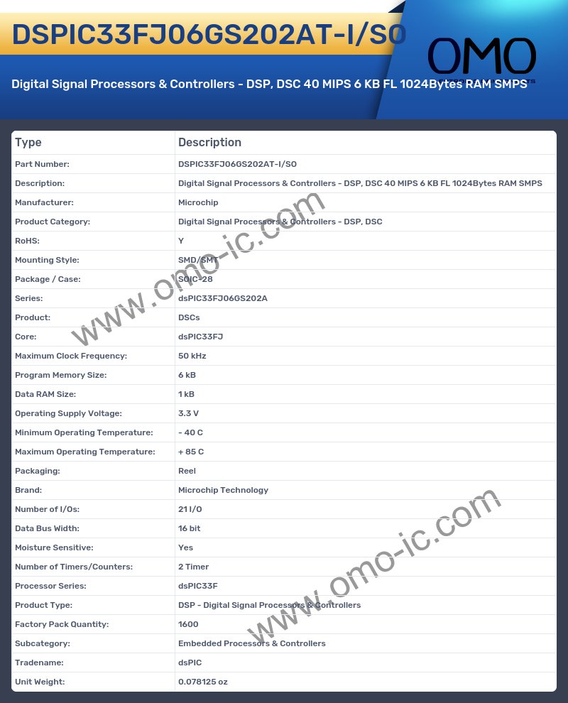DSPIC33FJ06GS202AT-I/SO