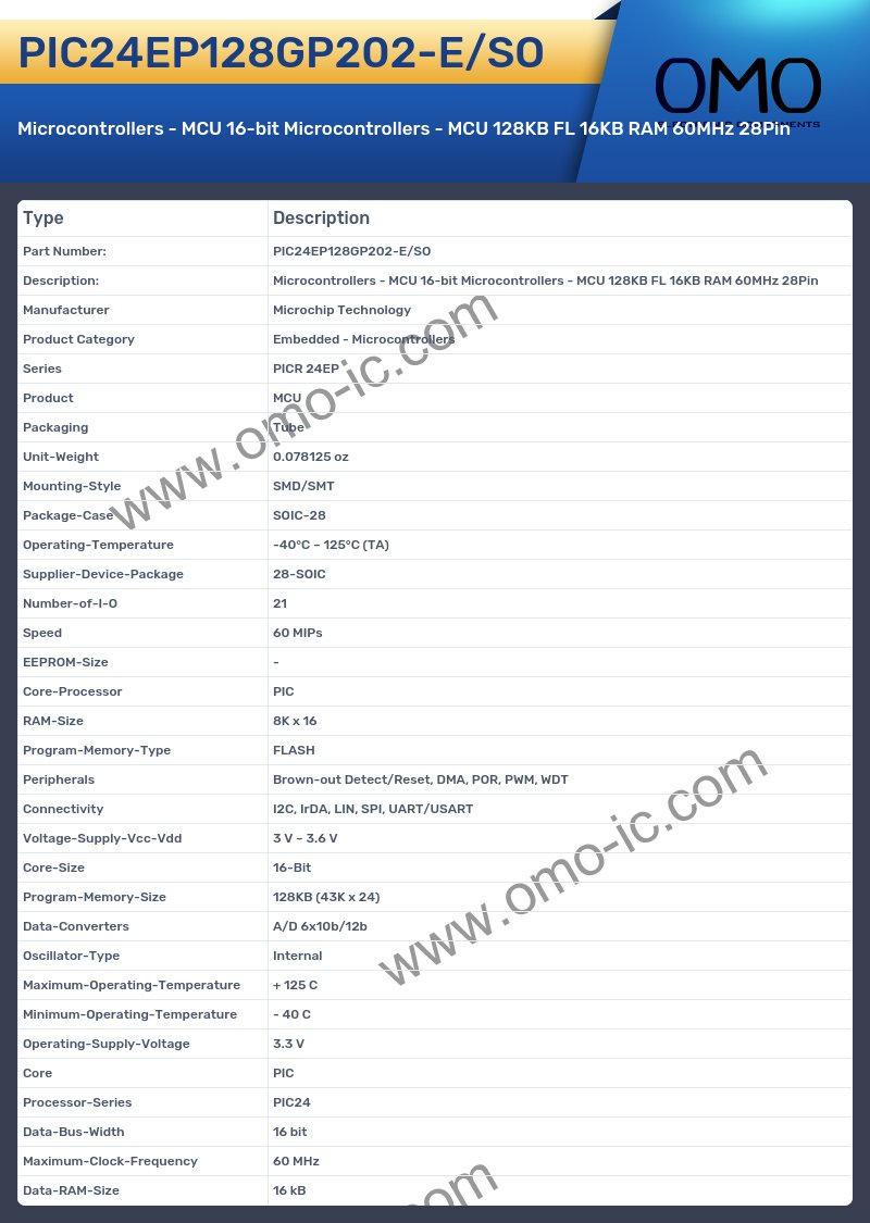 PIC24EP128GP202-E/SO