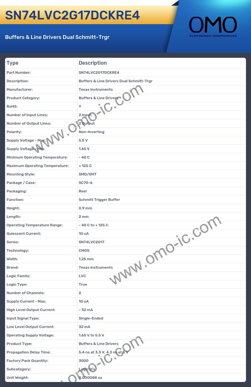 SN74LVC2G17DCKRE4