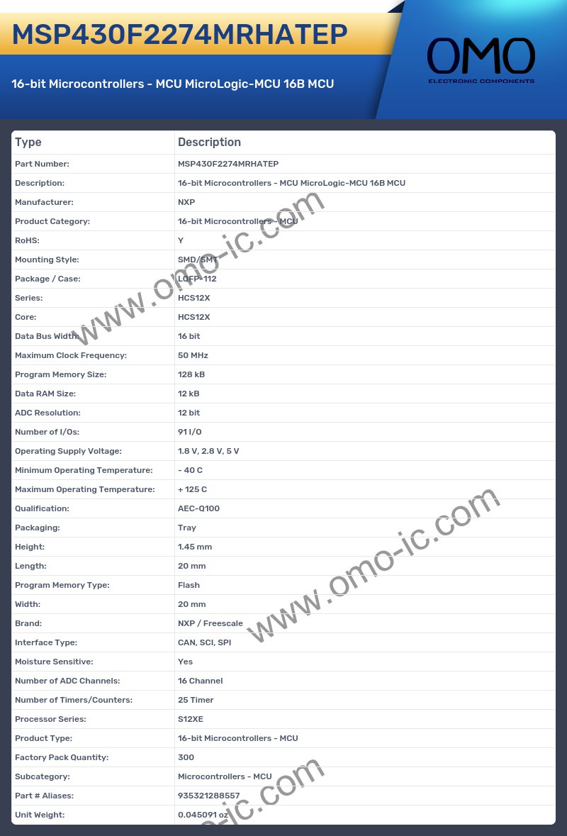 MSP430F2274MRHATEP