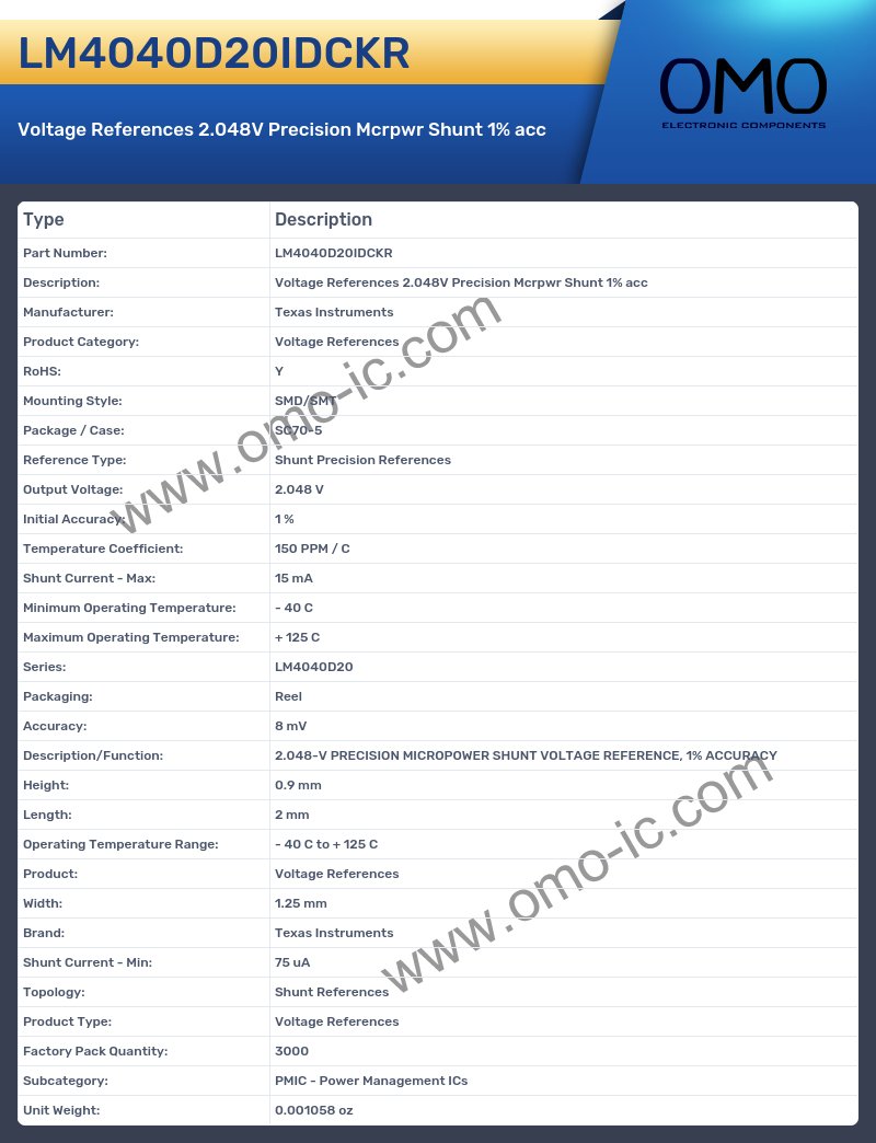 LM4040D20IDCKR