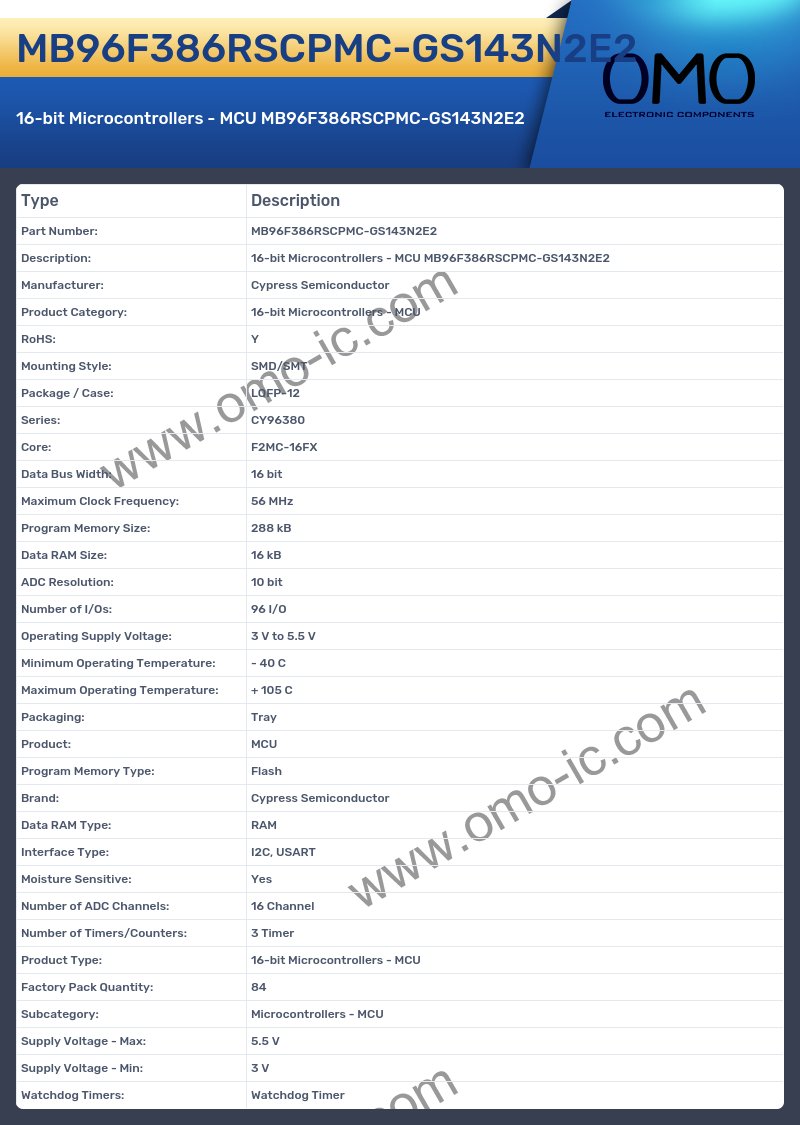 MB96F386RSCPMC-GS143N2E2