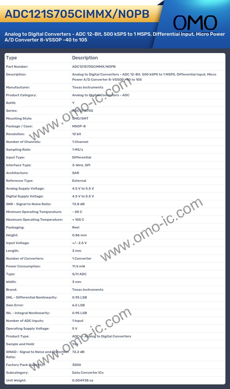 ADC121S705CIMMX/NOPB
