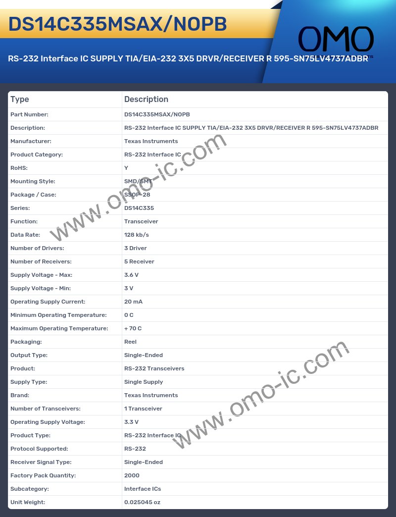 DS14C335MSAX/NOPB