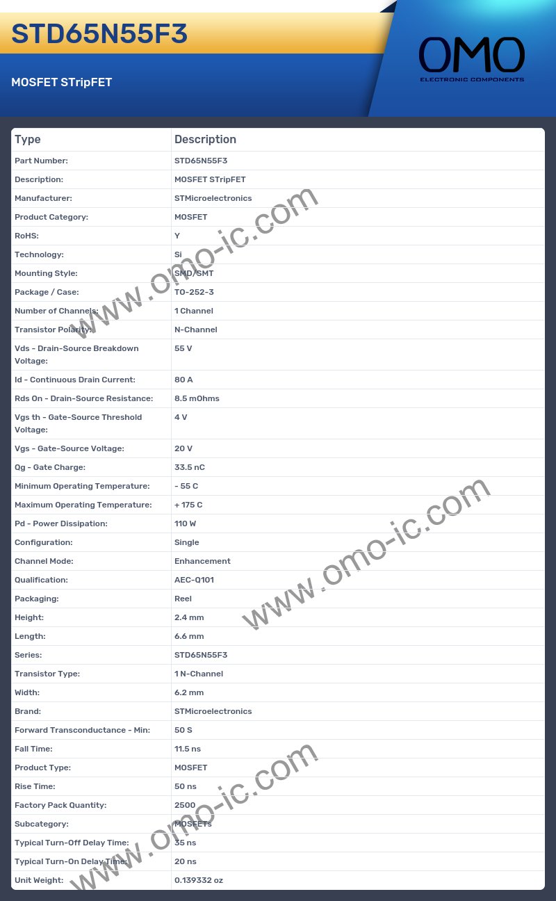 STD65N55F3
