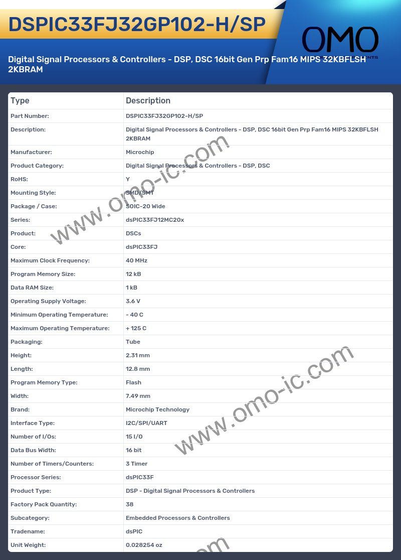 DSPIC33FJ32GP102-H/SP