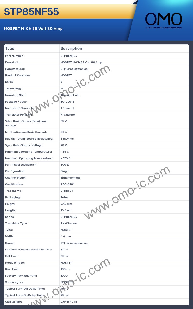 STP85NF55