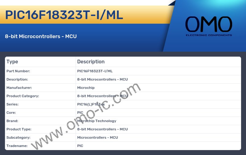 PIC16F18323T-I/ML