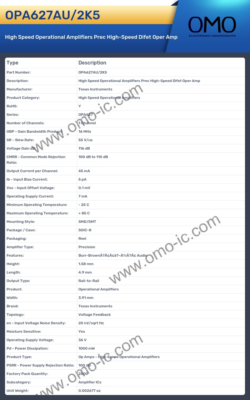 OPA627AU/2K5