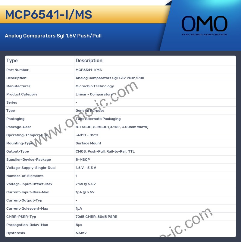 MCP6541-I/MS