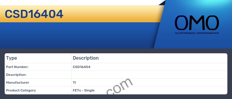 CSD16404