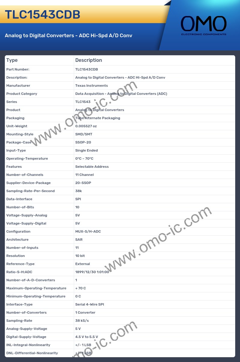 TLC1543CDB
