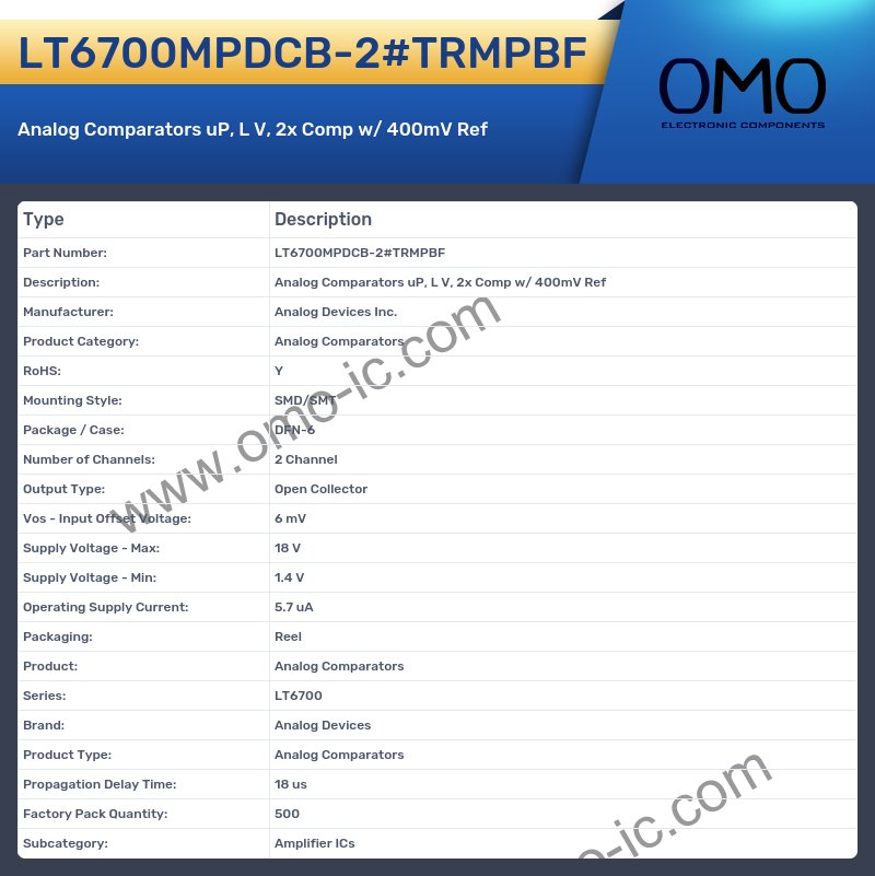 LT6700MPDCB-2#TRMPBF