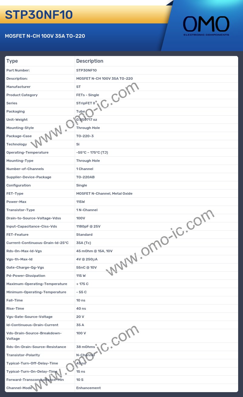 STP30NF10