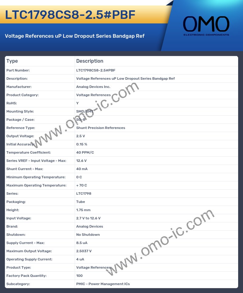 LTC1798CS8-2.5#PBF