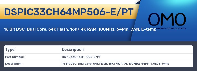 DSPIC33CH64MP506-E/PT